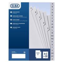 Elba 400006682 divisore Polipropilene (PP) Multicolore 20 pz