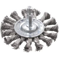 kwb 603030 Ruota a raggi di filo di acciaio Spazzola a disco 7 cm