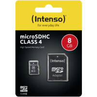 Intenso 3403460 memoria flash 8 GB SDHC Classe 4