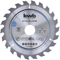Kwb Lama Per Sega Circolare Truciolare In Legno E Legno Duro 170X30Mm 22 Denti