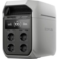 ECOFLOW Delta 3 PLUS Powerstation LiFe Nero, Grigio Con regolatore di carica