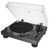 Audio-Technica AT-LP140XPBK Piatto per DJ Giradischi a Trasmissione Diretta Manuale Nero