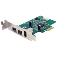 StarTech.com Scheda adattatore PCI Express FireWire 2b 1a 1394 a basso profilo - 3 porte