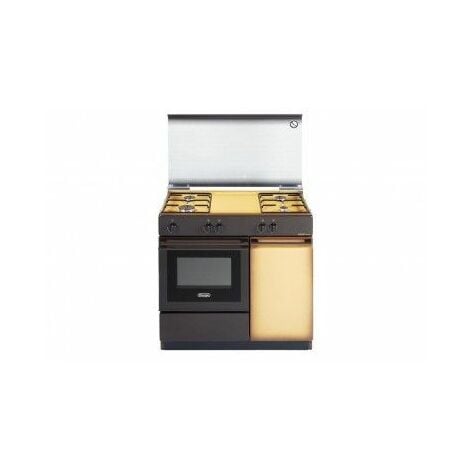 DE LONGHI Cucina 90 x 60, Linea Design, 5 Fuochi / Forno Elettrico  Multifunzione, Classe A, Acciaio