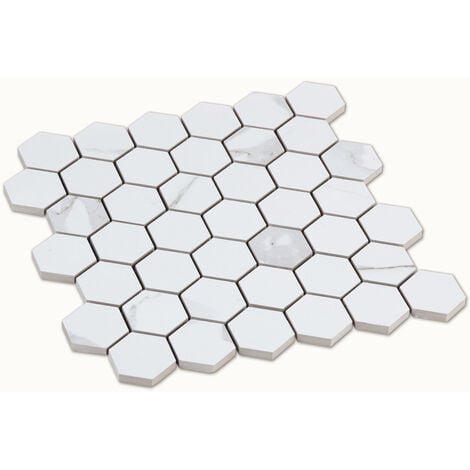 DECORA MOSAICOS Carrelage sol et mur CALACATTA hexagone 30x30 cm