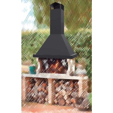Peinture haute température noir mat 900° professionnelle pour barbecue et  inserts de cheminées