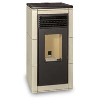 ESCALOR Poêle à granulés ISABELLA 10kW blanc A+ Conforlux