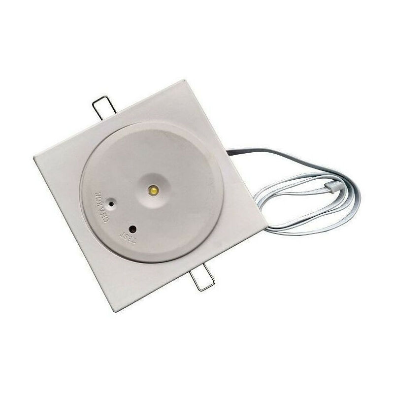 LAMPADA DI EMERGENZA A PARETE FILO MURO A LED BEGHELLI 19501 18W LED STILE  IP42