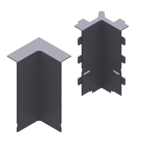 Profilo Angolare In Alluminio 50x50x2 Mm - Lunghezza 200 Cm, Colore Bianco RAL 9016, Per Decorazione E Protezione - Foto 8