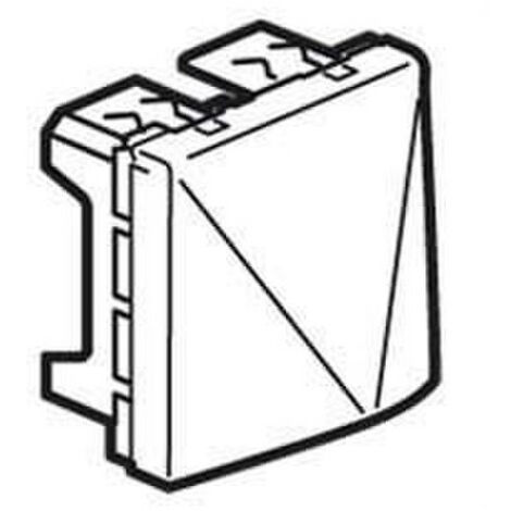 Legrand LEG99646 - Presa informatica e telefonica RJ45, 2 moduli da comporre Mosaic