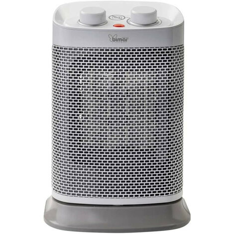 Riscaldatore Per Ambienti 20 M² Bimar INB-HF201 Termoventilatore Elettrico Portatile, Bagno Scaldabagno Portatile Sicuro