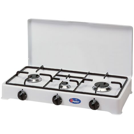 CFParker Fornello a Gas 3 Fuochi Gpl / Metano mod. 5328CBGP - Fonte di alimentazione: Gpl