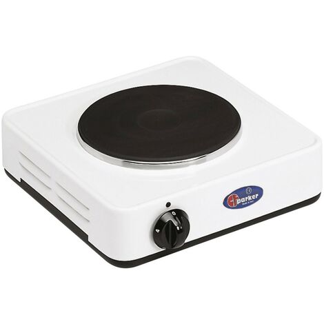 Parker 5321P Fornello ad 1 Piastra Elettrica 1500 Watt Regolabile Portatile