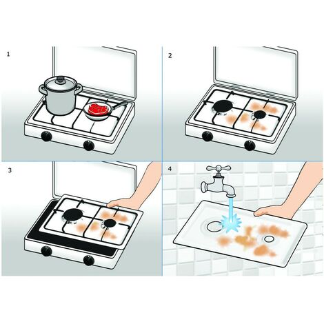 Fornello Cucina a Gas Gpl / Metano 4 fuochi con Mobile 541G