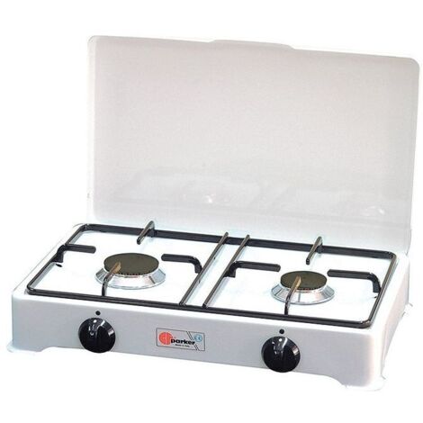 Fornello a gas 2 fuochi Metano / Gpl Valvolato 2002GPS  Gpl