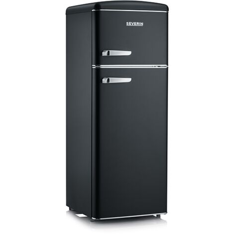 Frigorifero Retrò doppia porta Severin Nero RKG 8932