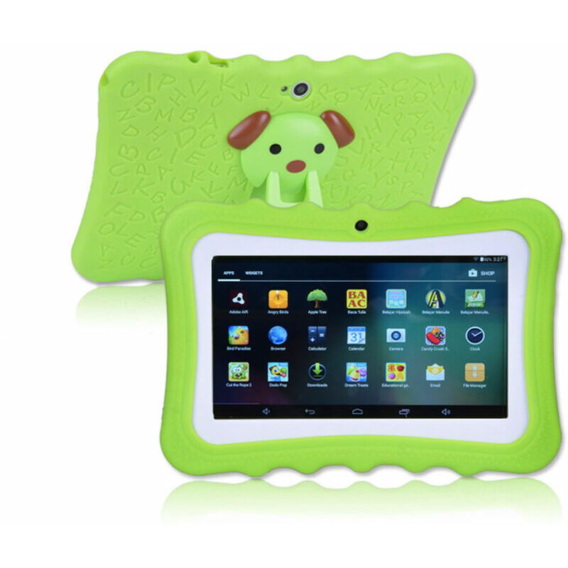 Tableta para niños 7" Android Tablet Pc 8GB Rom 1024*600 Resolución Wifi Tableta para niños, Verde