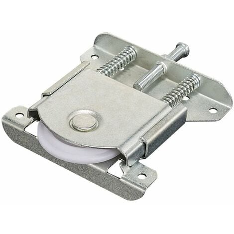 Portes coulissantes pour portes d'armoires, roues, roues, roulettes, guides avec amortisseur, capacitÃ© de charge 20 Kg2pcs