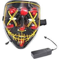 Fortalecer Arrestar Sin lugar a dudas Máscara LED Carnaval Máscaras de purga de Halloween Elección Máscara con luz  LED para el Festival