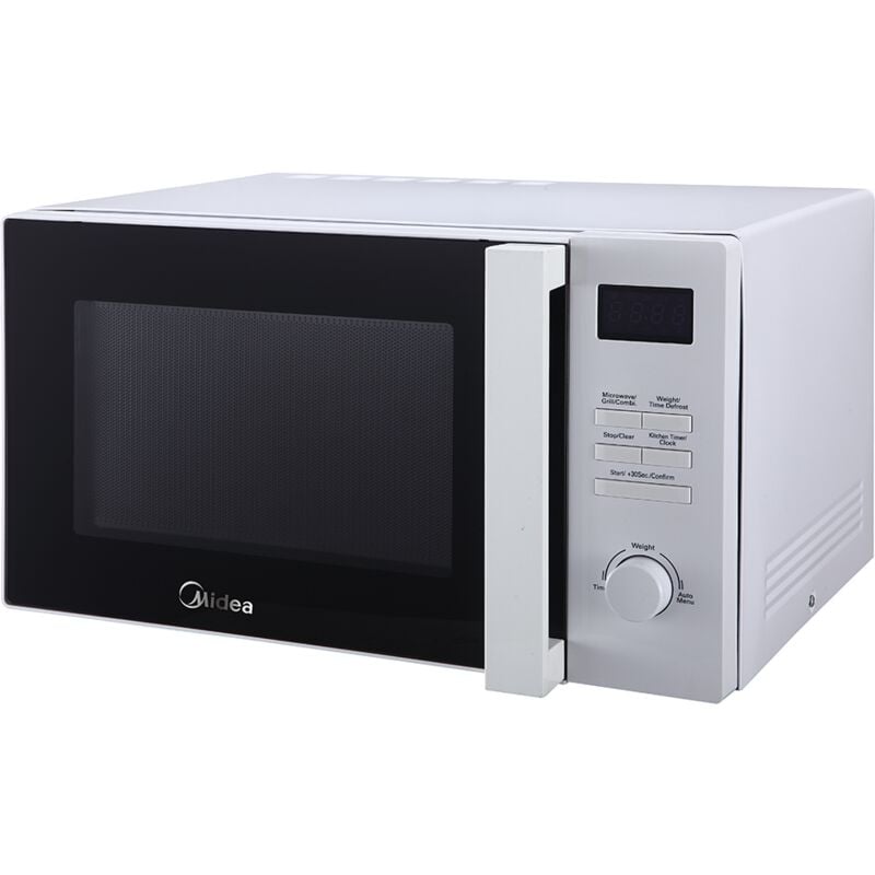 Microondas Midea 25L 900W con grill Blanco