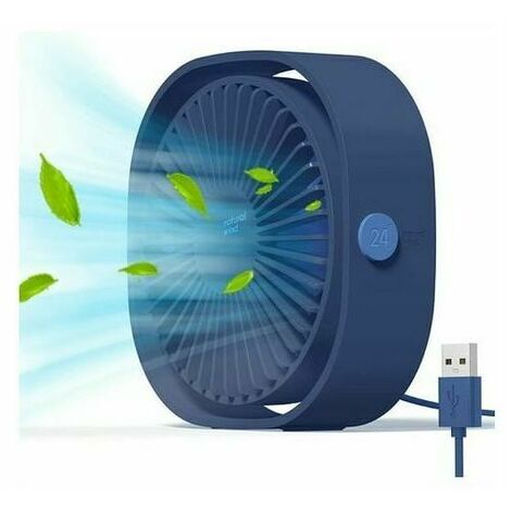 Mini Ventilateur De Bureau Pliable 2 En 1 USB, Veilleuse, Portable,  Refroidisseur D'air, Charge, Pour La Maison, Le Bureau, 3 Vitesses Réglables