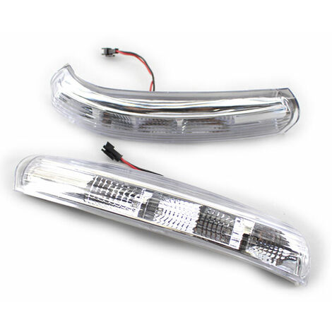 1 paire de clignotants de rétroviseur de voiture, remplacement de lampe LED  de rétroviseur latéral pour