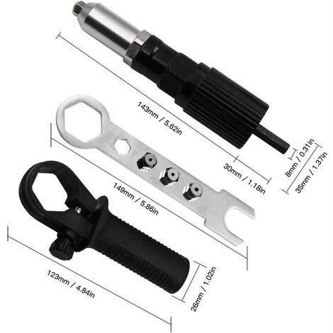 Insert fileté d'attachement d'adaptateur de perceuse d'écrou de