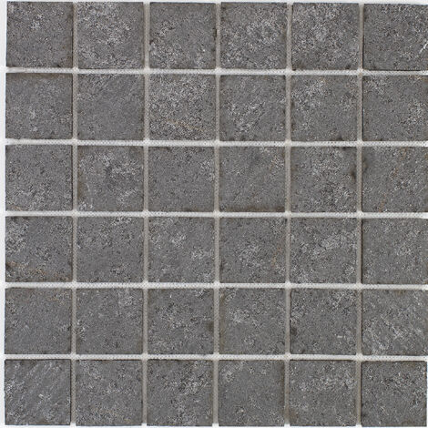Mosaico in pietra naturale 30 x 30 xm - piastrella 5 x 5 cm roccia marina