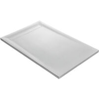 Piatto doccia 90 x 90 cm in resina solid surface - bianco
