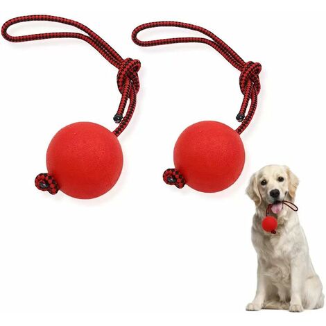 Dog Tug Toy, Dog Training Bite Pillow Tug Of War Toy For Medium To Large  Dogs Durable, Fire Hose Dog Tugger With Two Strong Handles