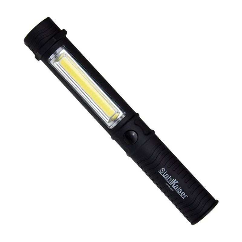 LED Lampe de poche flexible à bande Cob avec crochet magnétique