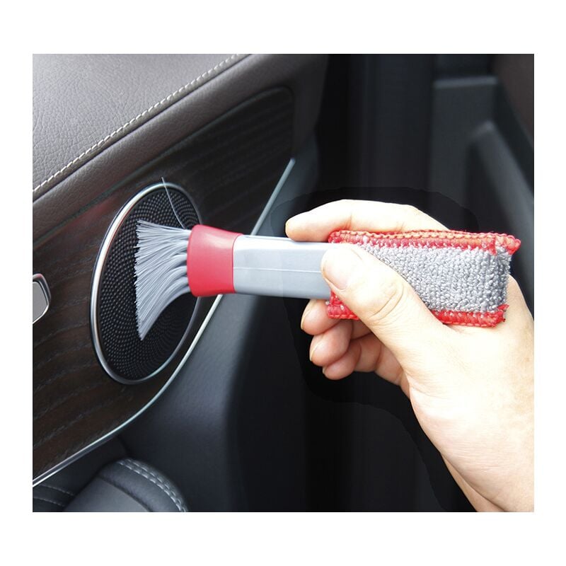 Brosses à Double tête pour voiture, nettoyage de ventilation