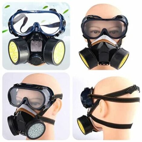 YIDOMDE Masque respiratoire à masque intégral réutilisable, masque