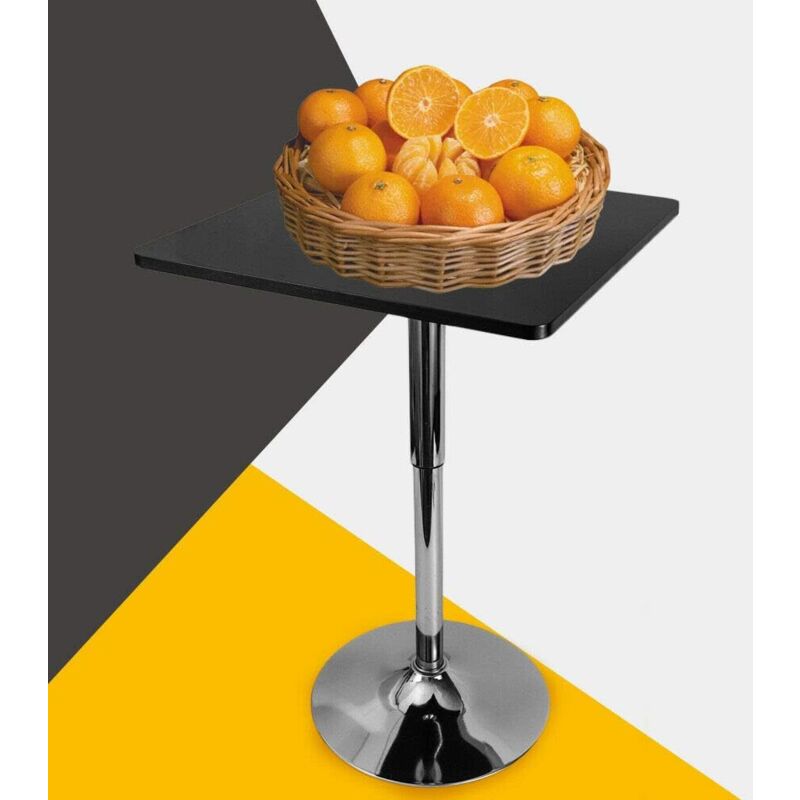 Mesa alta taburetes bar cocina consola de entrada 140 x 37 x 100 cm Edebel  Color: Marrón - Negro