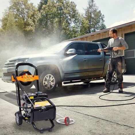 Limpiadora profesional de alta presión con motor de gasolina a chorro de vapor 7,5 CV motor OHV
