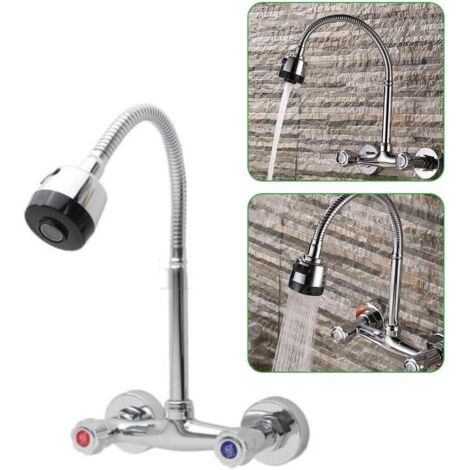 Grifo De Cocina Para El Hogar, Grifo De Pared De Agua Fría Simple, G1/2 Pulg. (sin Manguera) | Leroy Merlin