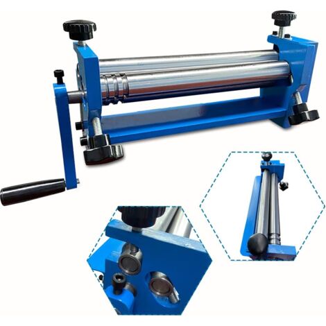 Máquina curvadora de chapa redonda para procesar chapa de hasta 300 mm equipada con tres rodillos de acero de alta calidad Máquina curvadora de chapa de tres rodillos