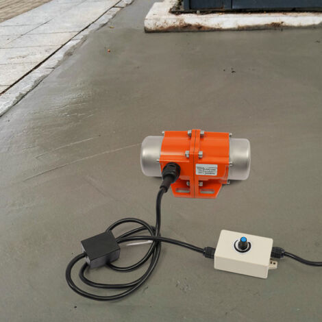 Tamiz vibratorio para hormigón 100 W, motor vibratorio estanco 1500-3600 rpm, 220 V CA, regulador de velocidad