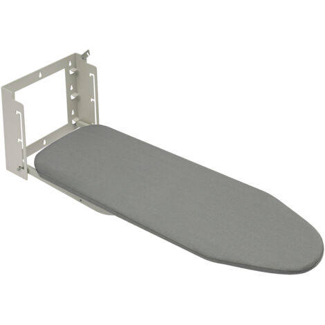 Tabla de planchar plegable de pared, tablas de planchar giratorias de 180° que ocupan poco espacio, tabla de planchar desplegable con funda resistente al calor, para cajón, armario, ocupa poco espacio (1/5)