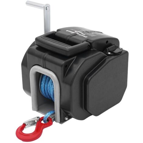 Cabrestante eléctrico con mando a distancia para barcos, quads, remolques y camiones cabrestante eléctrico para remolques cabrestante para barcos de 12 V y 6500 lb