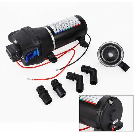 Pompe à Eau Seaflo 12 V 4,5 GPM (17 L/min) – 40 PSI, Auto-amorçante, Pour Bateau, RV Ou Pulvérisation Agricole