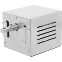 Moteur électrique pour barbecue Moteur pour rôtissoire AC220V 25W Moteur en acier inoxydable pour rôtissoire à broche pour barbecue pour rôtir des chèvres, des cochons et des poulets