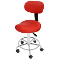 Silla giratoria tipo silla de montar con respaldo, taburete de bar ergonómico, regulable en altura, taburete de trabajo giratorio 360°, apto para el hogar, la oficina y los spas, capacidad de 150 kg -