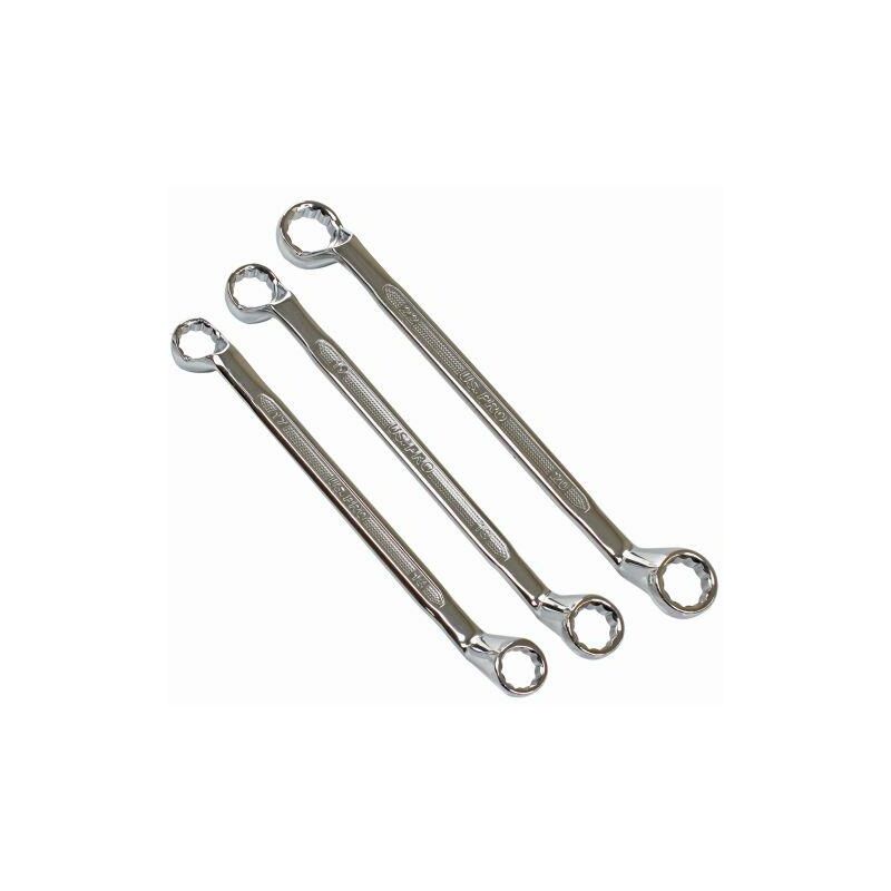 Double Ring Wrench Set 8-Pc/Rack 6x7 - 20x22mm