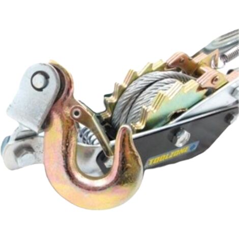 Toolzone 2 Ton Hand Winch Cable Puller Turfer Boat Trailer / Car / Auto ...