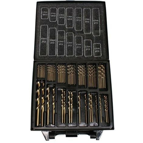 US PRO INDUSTRIAL 99PC M35 Cobalt Metric Drill Bit Set 1.5 - 10mm 7086