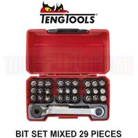 Teng tools mini ratchet store bit set