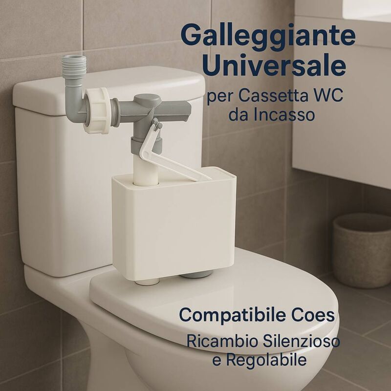 RUBINETTO A GALLEGGIANTE SILENT PER CASSETTA TREMOLADA 83Ricambi TR