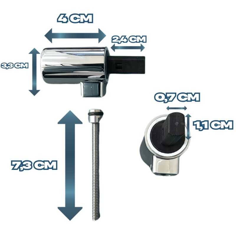 Copriwater G.S.I. MODO In Termoindurente Bianco, Cerniere Inox Con Chiusura Normale O Soft Close, Made In Italy