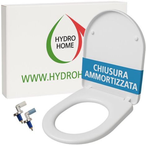 Copriwater Cover Althea termoindurente bianco CHIUSURA AMMORTIZZATA